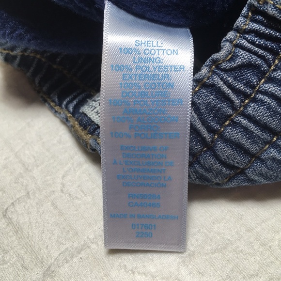 0-3m (5/$20) Fleece-Lined Jeans by 1989 Place - Picture 8 of 13